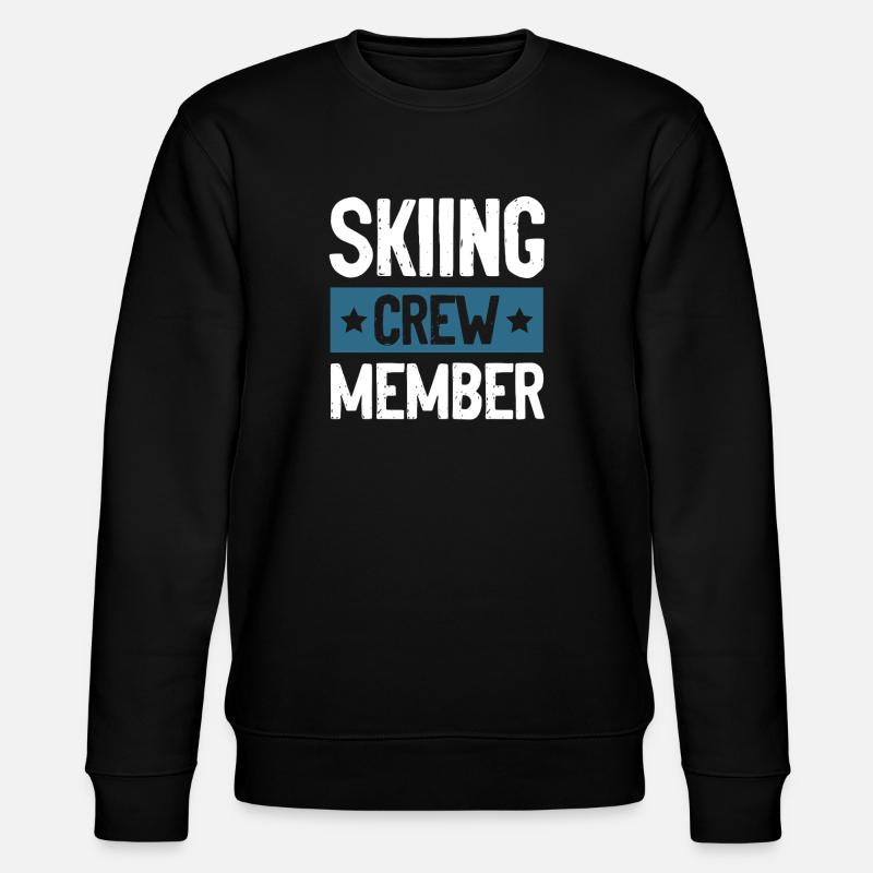 Équipe de ski - Sweat bio CHANGER Stanley/Stella Unisexe - noir