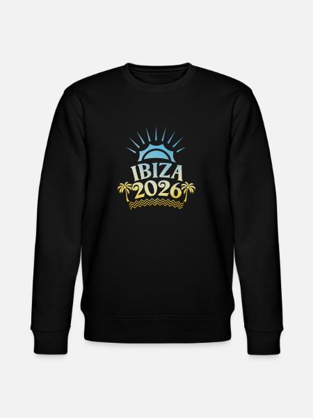 Ibiza 2026 Bunt - Stanley/Stella Unisex Bio-Sweatshirt CHANGER - Schwarz