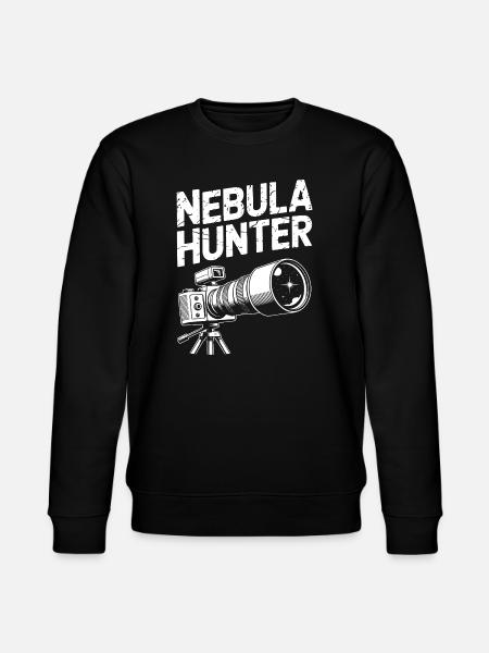 Nebula Hunter Telescope Art - Stanley/Stella CHANGER Unisex Organic Sweatshirt - black