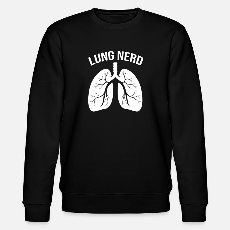 breathing breathing oxygen - Stanley/Stella CHANGER Unisex Organic Sweatshirt - black