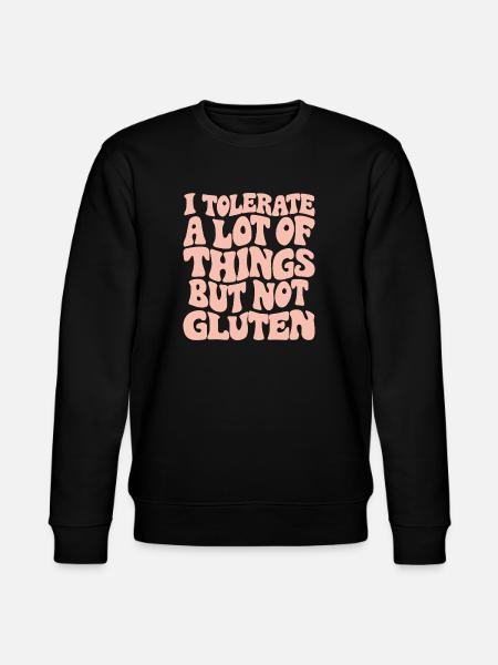 Tolérer beaucoup, mais pas de gluten - Sweat bio CHANGER Stanley/Stella Unisexe - noir