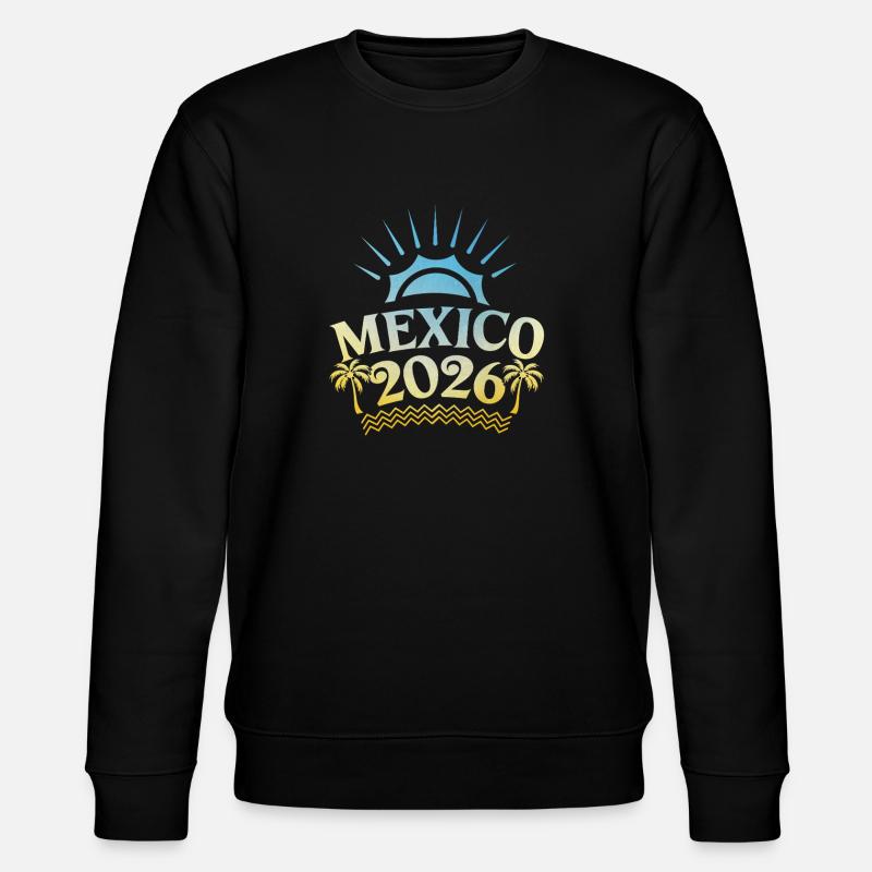 Mexiko 2026 Bunt - Stanley/Stella Unisex Bio-Sweatshirt CHANGER - Schwarz