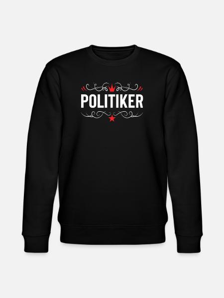 Politiker Beruf - Stanley/Stella Unisex Bio-Sweatshirt CHANGER  - Schwarz