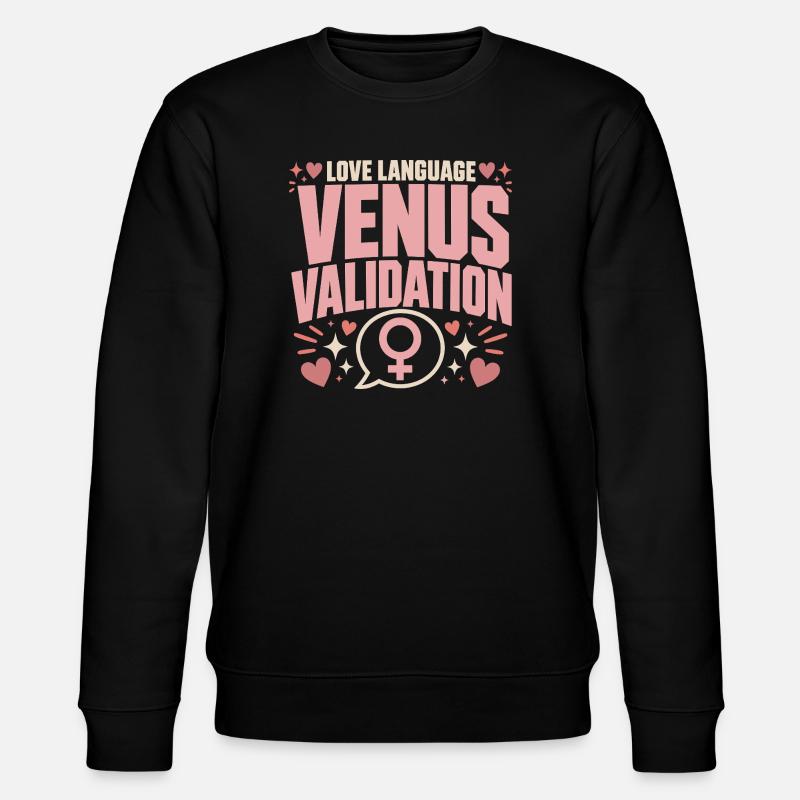Venus-zeichen Venus-astrologie - Stanley/Stella Unisex Bio-Sweatshirt CHANGER - Schwarz