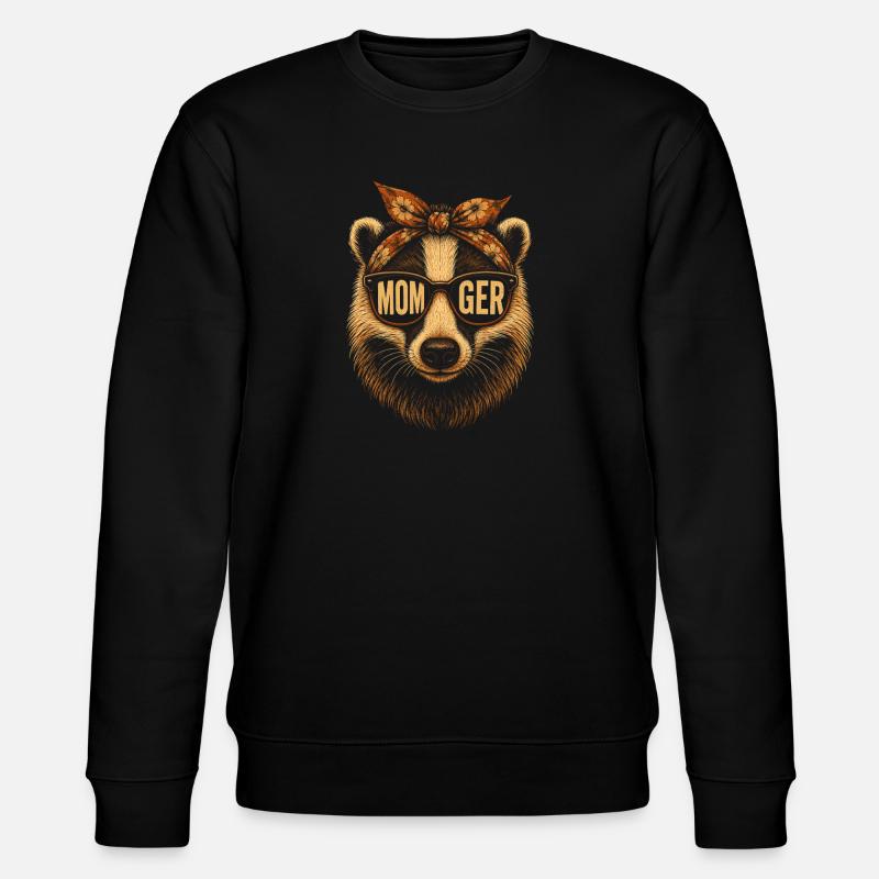 Momger Drôle - Sweat bio CHANGER Stanley/Stella Unisexe - noir