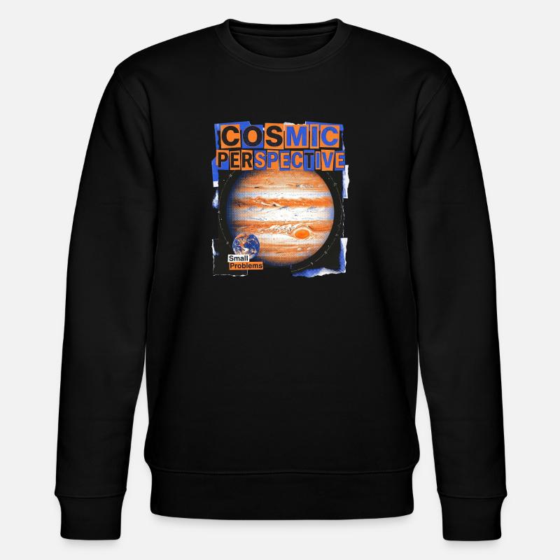 Cosmic Perspective - Stanley/Stella Unisex Bio-Sweatshirt CHANGER  - Schwarz
