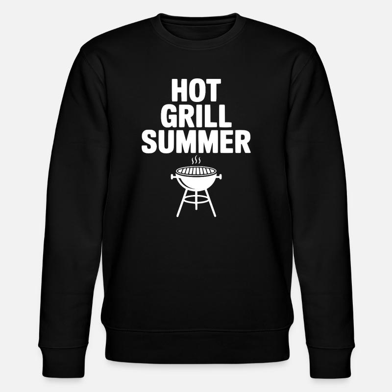 Hot Grill Summer - Stanley/Stella CHANGER Unisex Organic Sweatshirt - black