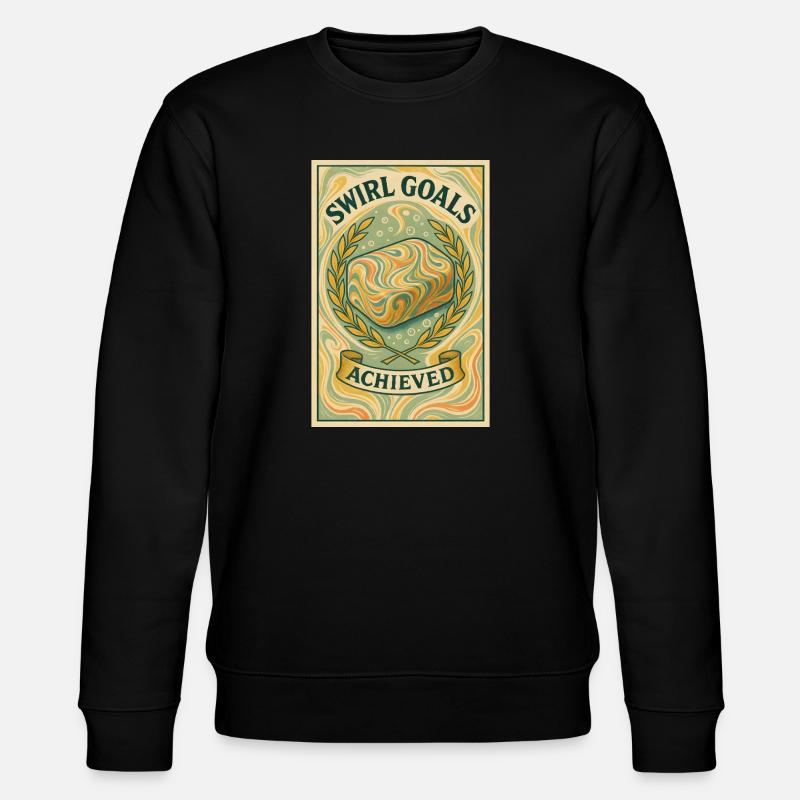 Swirl goals achieved | Soapmaking - Stanley/Stella CHANGER Unisex Organic Sweatshirt - black