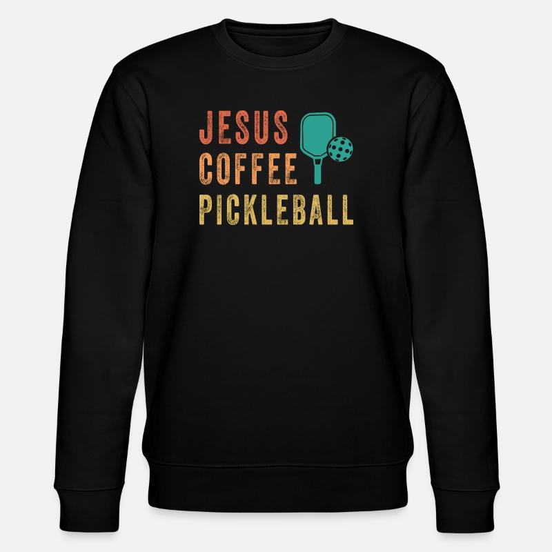 Jesus Coffee Pickleball - Sweat bio CHANGER Stanley/Stella Unisexe - noir
