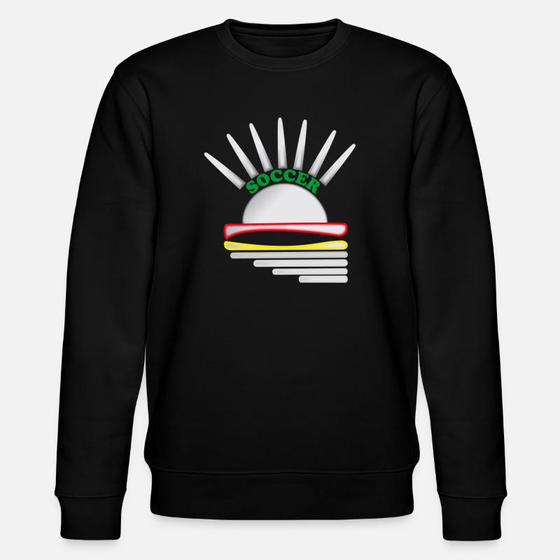 Fußball Logo - Stanley/Stella Unisex Bio-Sweatshirt CHANGER - Schwarz