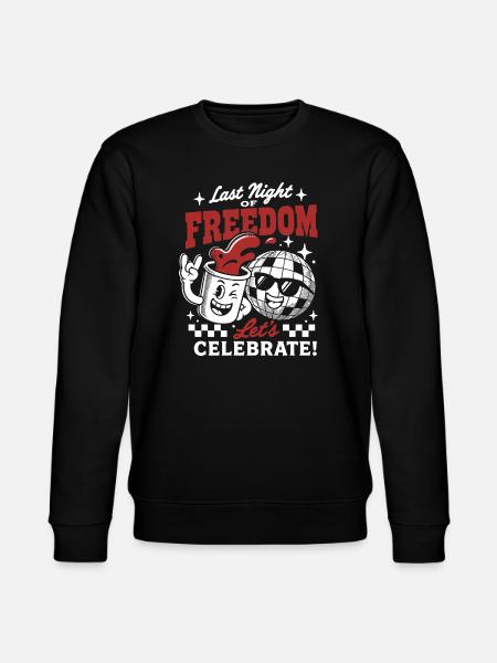 No Probllama JGA Lama Design - Stanley/Stella Unisex Bio-Sweatshirt CHANGER  - Schwarz