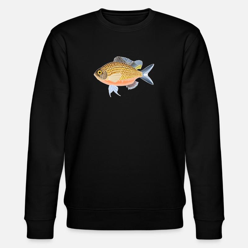 Mönchsfisch - Stanley/Stella Unisex Bio-Sweatshirt CHANGER  - Schwarz