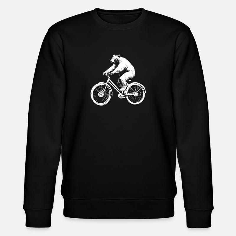 Bicycle Bear - Sweat bio CHANGER Stanley/Stella Unisexe - noir