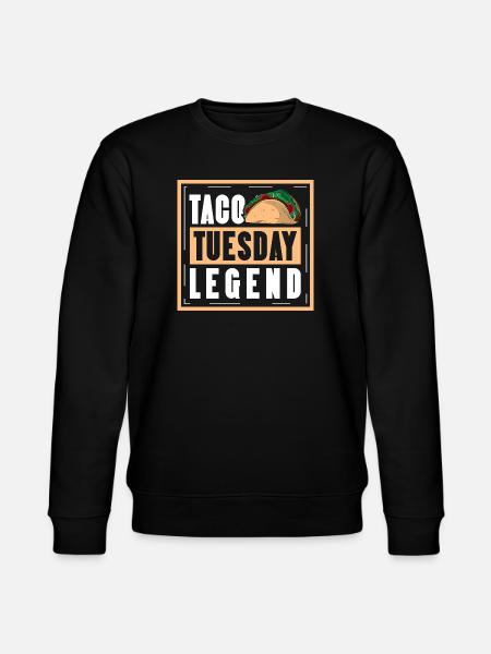 taco tuesday legend - Stanley/Stella CHANGER Unisex Organic Sweatshirt - black