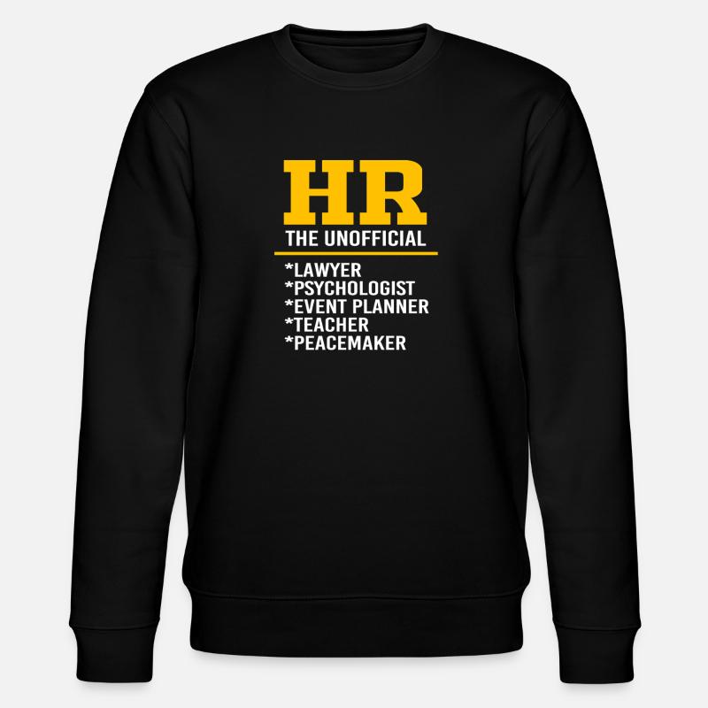 HR Manager - Stanley/Stella Unisex Bio-Sweatshirt CHANGER - Schwarz
