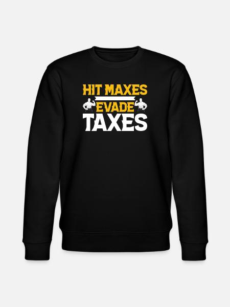 Power Temple Style: Max-Power Humor - Stanley/Stella CHANGER Unisex Organic Sweatshirt - black