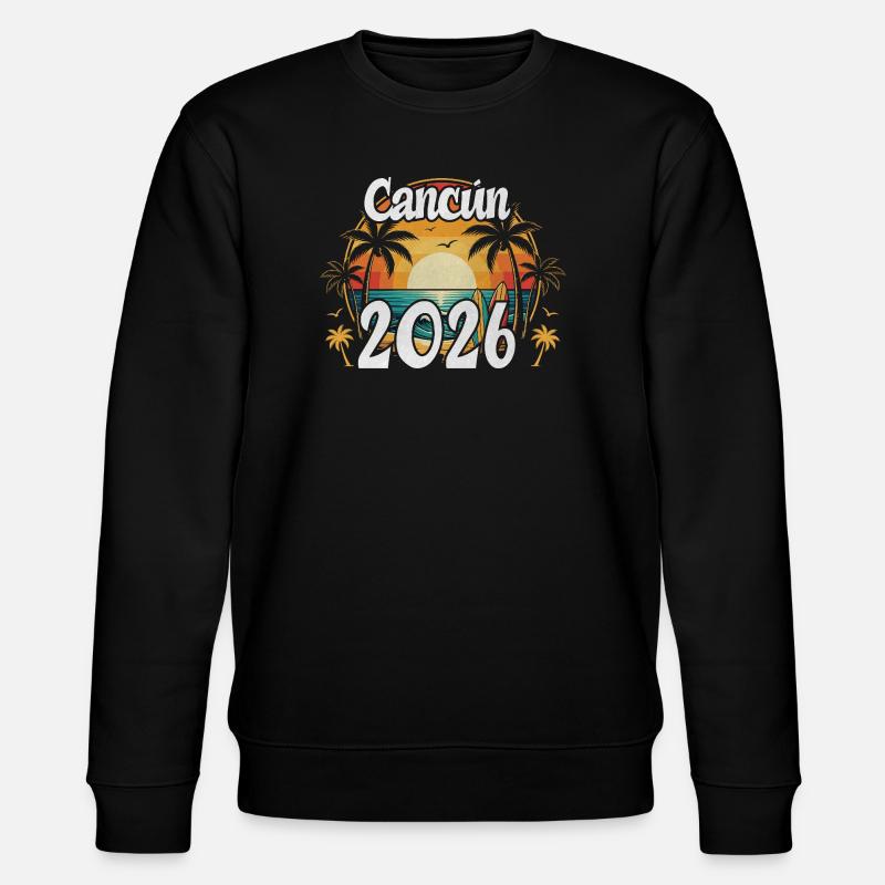 Cancun 2026 - Stanley/Stella Unisex Bio-Sweatshirt CHANGER  - Schwarz