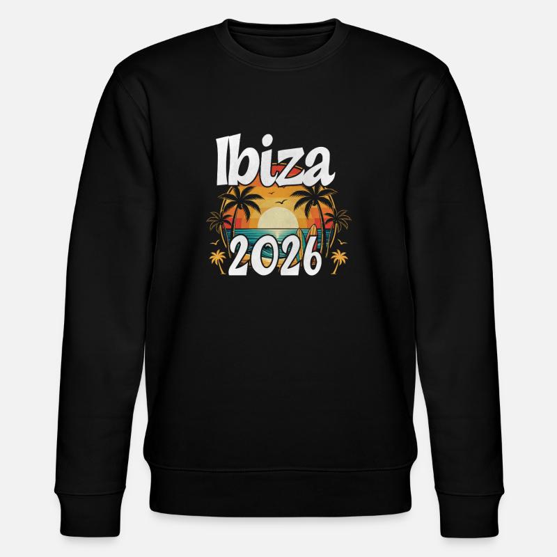 Ibiza 2026 - Stanley/Stella Unisex Bio-Sweatshirt CHANGER - Schwarz
