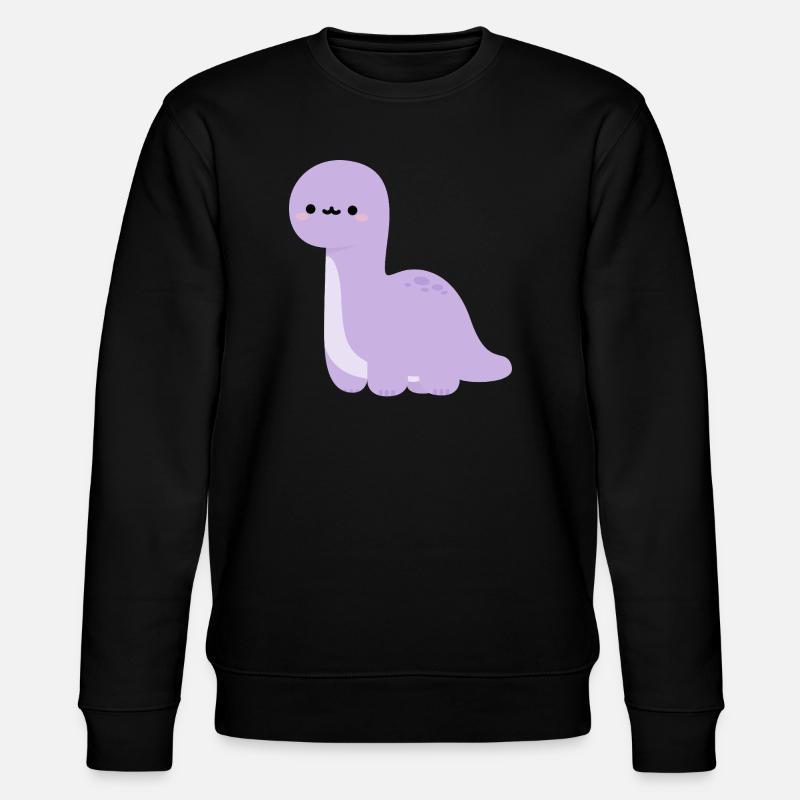 Brachiosaurus Lulu - Stanley/Stella Unisex Bio-Sweatshirt CHANGER - Schwarz