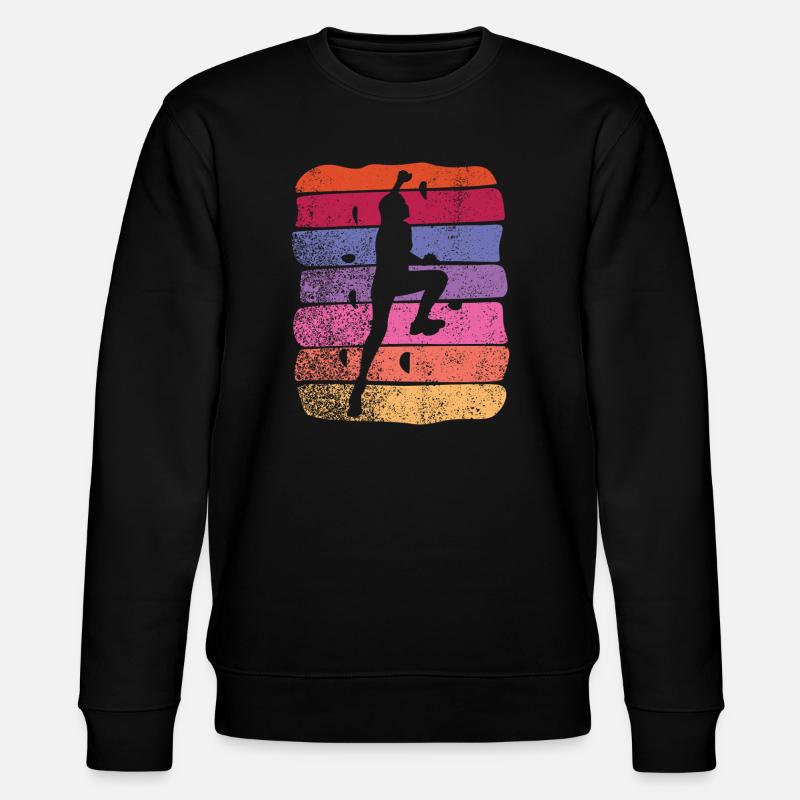 Boulderer Boulder Bouldering - Stanley/Stella CHANGER Unisex Organic Sweatshirt - black
