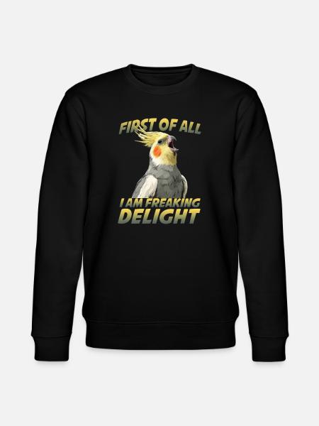 Humour de calopsitte Oiseau Calopsitte Perroquet - Sweat bio CHANGER Stanley/Stella Unisexe - noir