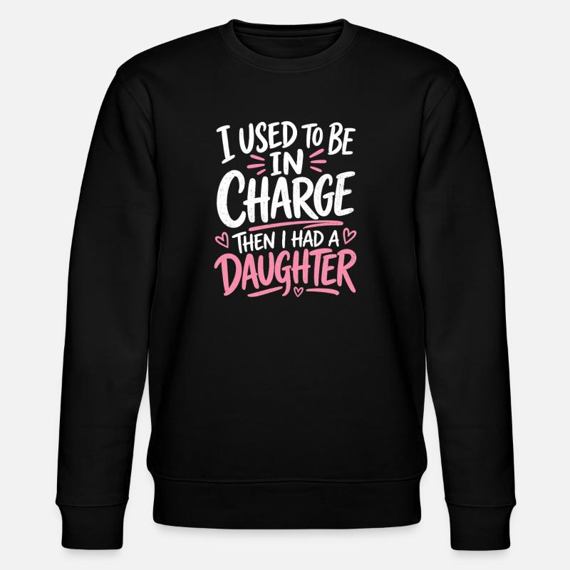 Muttersein: Vom Chef zur Tochter - Stanley/Stella Unisex Bio-Sweatshirt CHANGER  - Schwarz