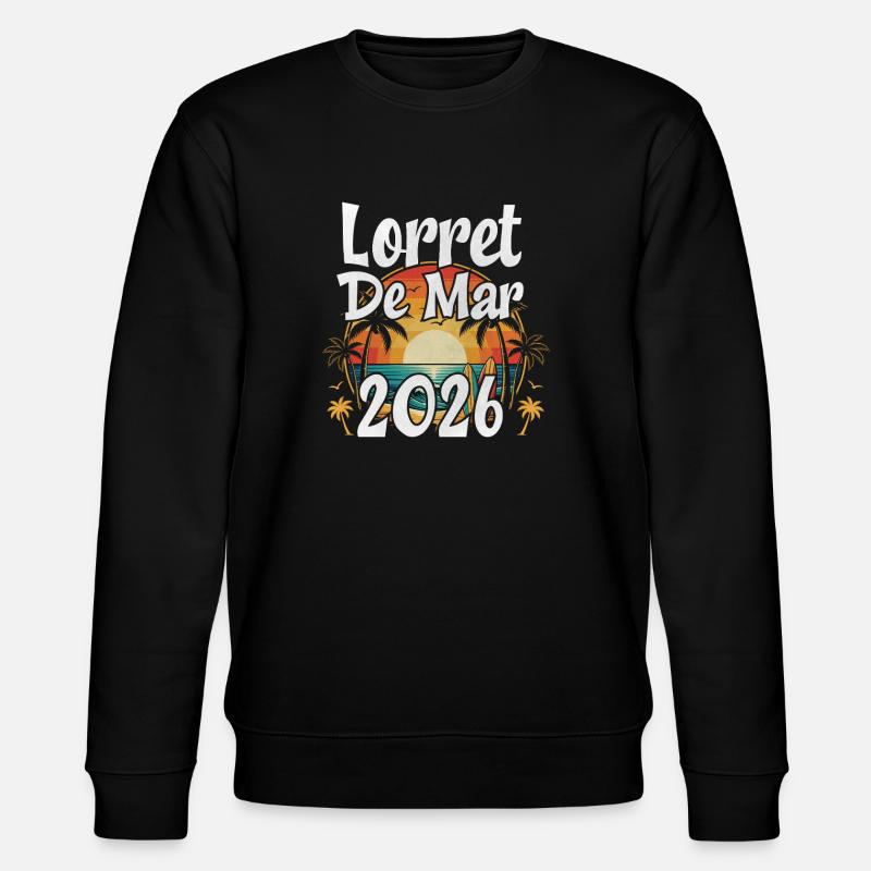 Lloret De Mar 2026 - Stanley/Stella Unisex Bio-Sweatshirt CHANGER  - Schwarz