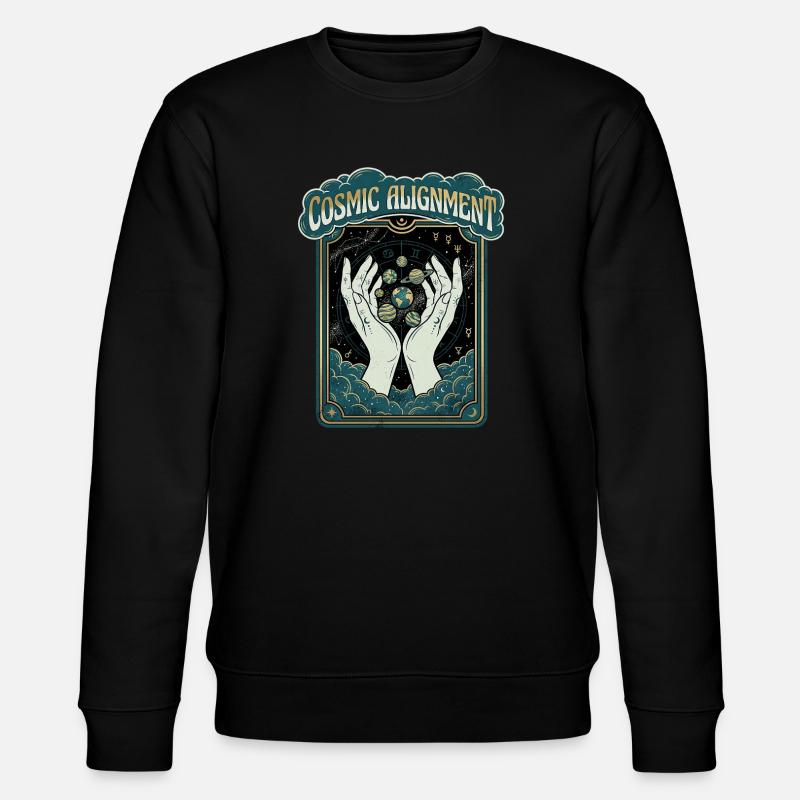 Monde Cosmique - Sweat bio CHANGER Stanley/Stella Unisexe - noir