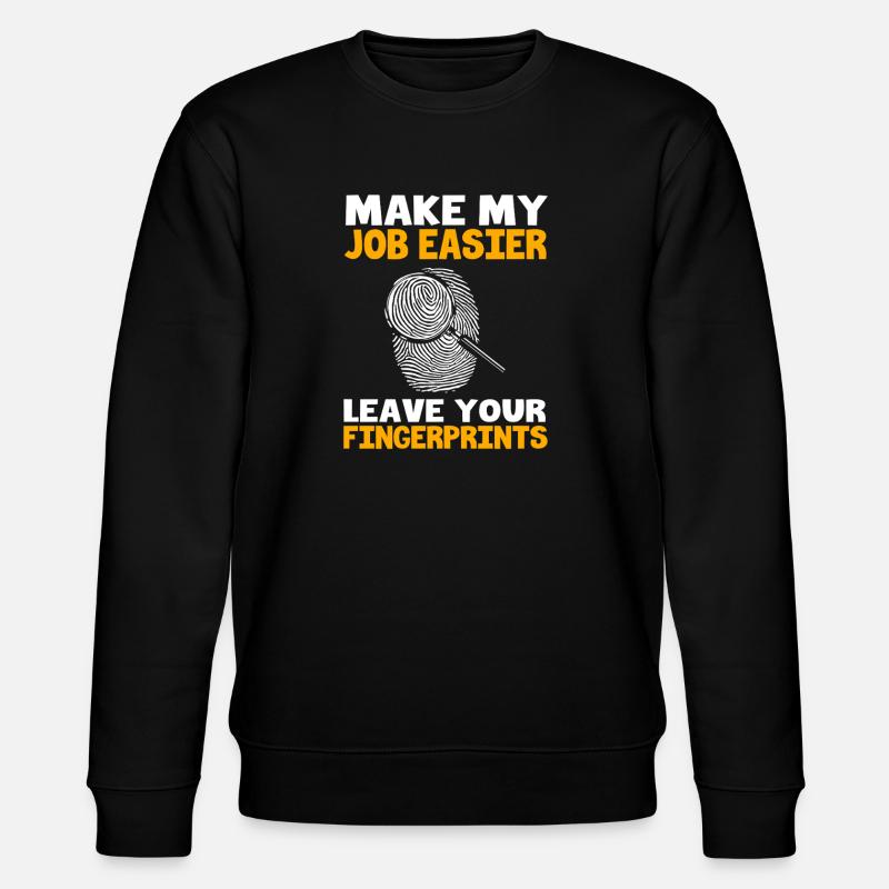 Forensik Forensiker Rechtsmedizin - Stanley/Stella Unisex Bio-Sweatshirt CHANGER  - Schwarz