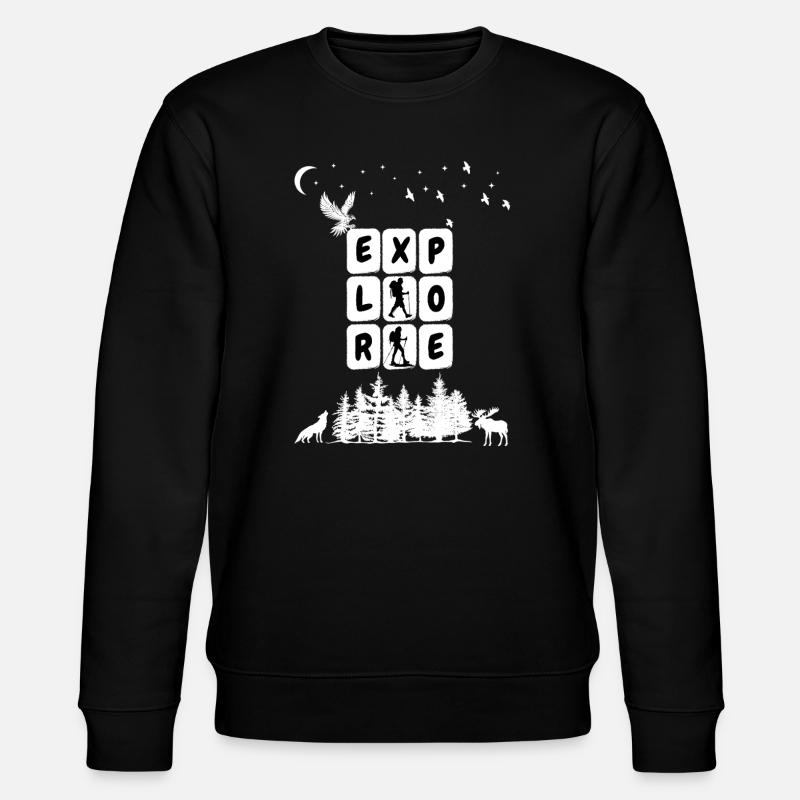 Entdecken Sie Camping Graphic - Stanley/Stella Unisex Bio-Sweatshirt CHANGER  - Schwarz