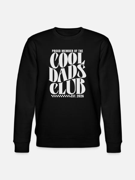 Cool Dads Club - Dad-to-be 2026 Gift - Stanley/Stella CHANGER Unisex Organic Sweatshirt - black