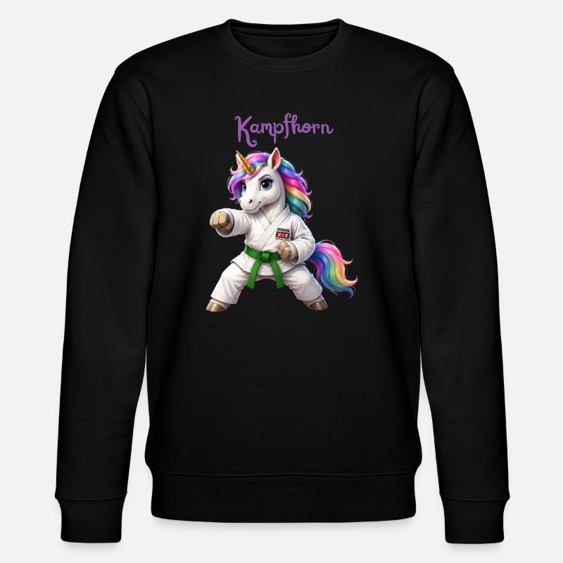 Das Kampfhorn - Stanley/Stella Unisex Bio-Sweatshirt CHANGER  - Schwarz
