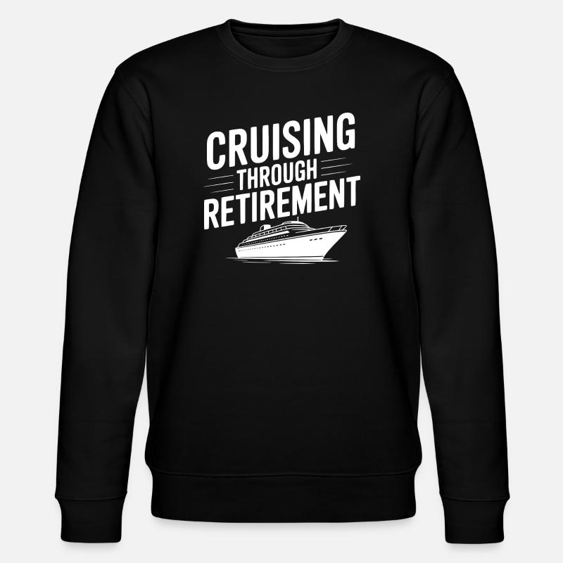 Kreuzfahrt durch den Ruhestand - Stanley/Stella Unisex Bio-Sweatshirt CHANGER - Schwarz
