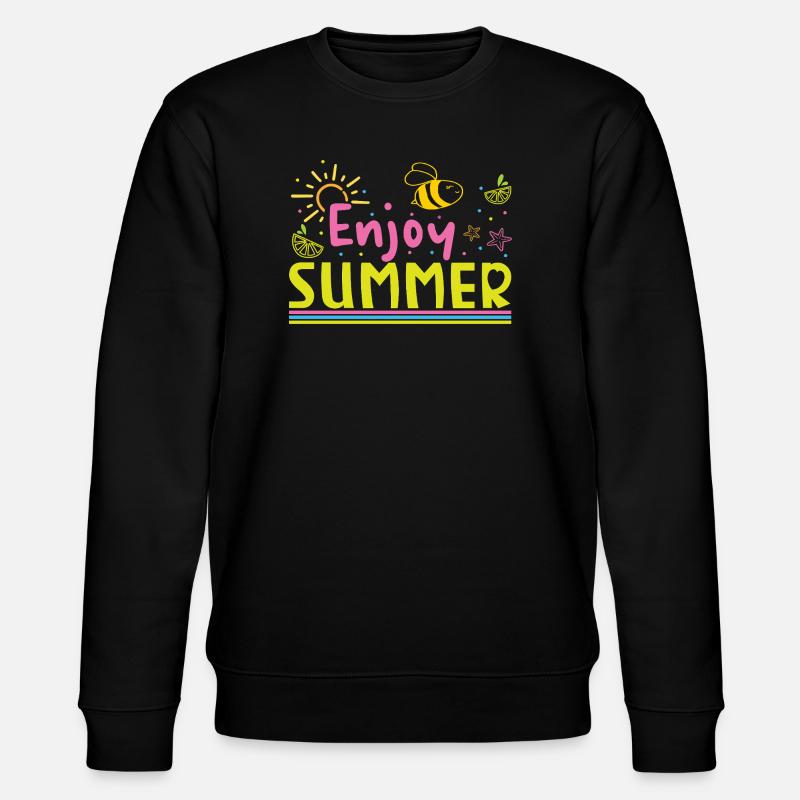 Profite de l’été - Sweat bio CHANGER Stanley/Stella Unisexe - noir