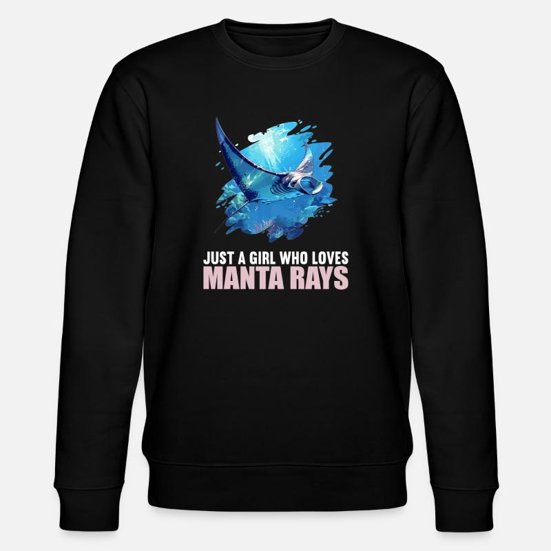 Rays Manta Rays - Stanley/Stella CHANGER Unisex Organic Sweatshirt - black