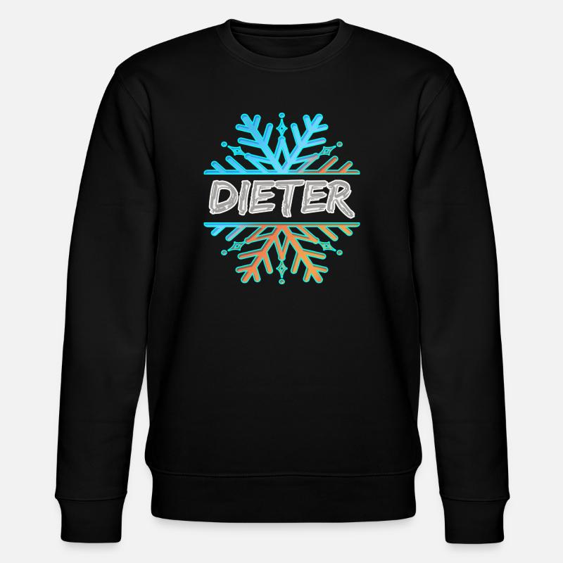 First name Dieter - Stanley/Stella CHANGER Unisex Organic Sweatshirt - black