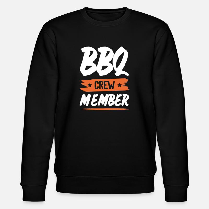 Bbq Crew - Stanley/Stella Unisex Bio-Sweatshirt CHANGER - Schwarz