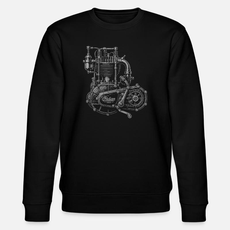 Motocyclette - Sweat bio CHANGER Stanley/Stella Unisexe - noir