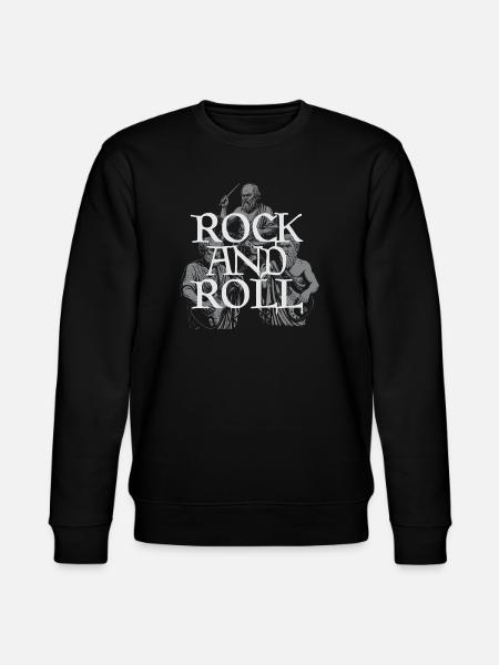 Classic Rock and Roll Philosopher Band - Stanley/Stella CHANGER Unisex Organic Sweatshirt - black