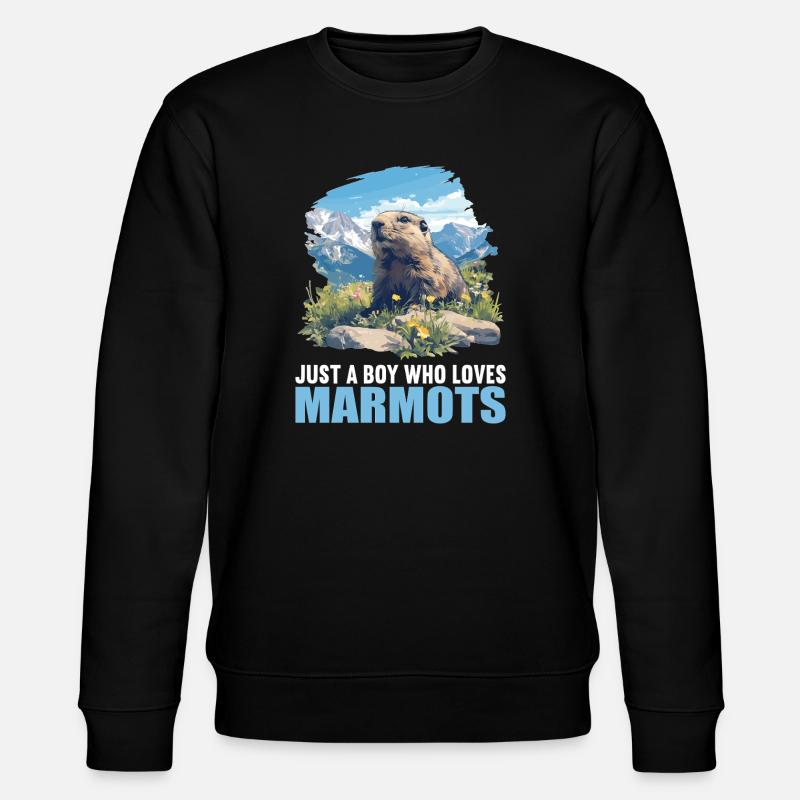 Marmottes Marmotte - Sweat bio CHANGER Stanley/Stella Unisexe - noir