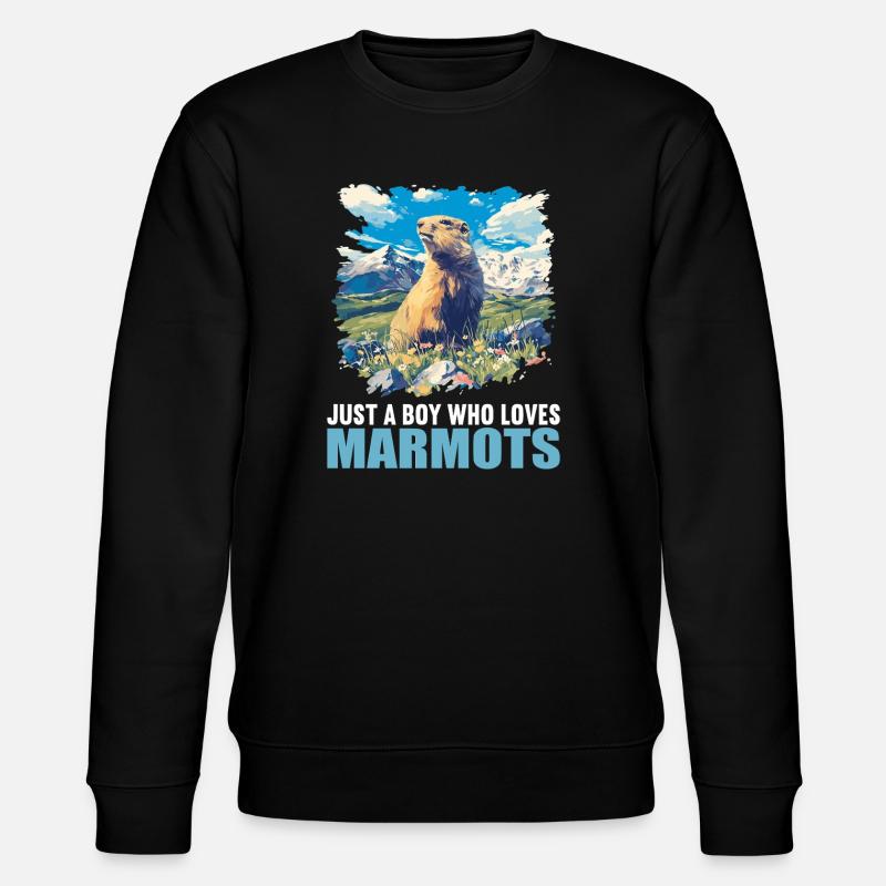 Marmottes Marmotte - Sweat bio CHANGER Stanley/Stella Unisexe - noir