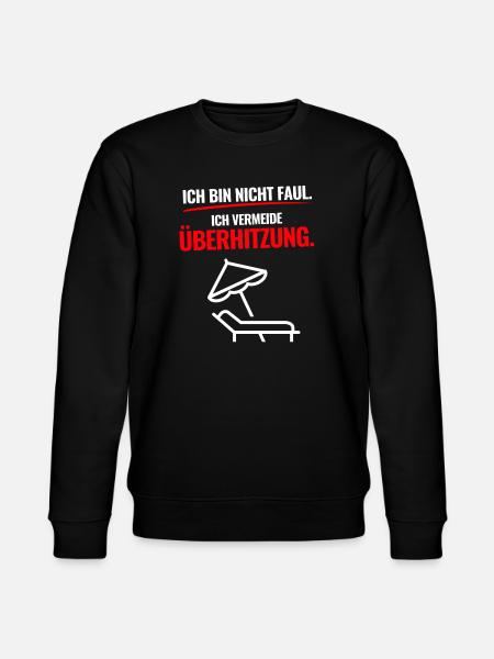 Zu Heiß Für Leistung - Stanley/Stella Unisex Bio-Sweatshirt CHANGER  - Schwarz