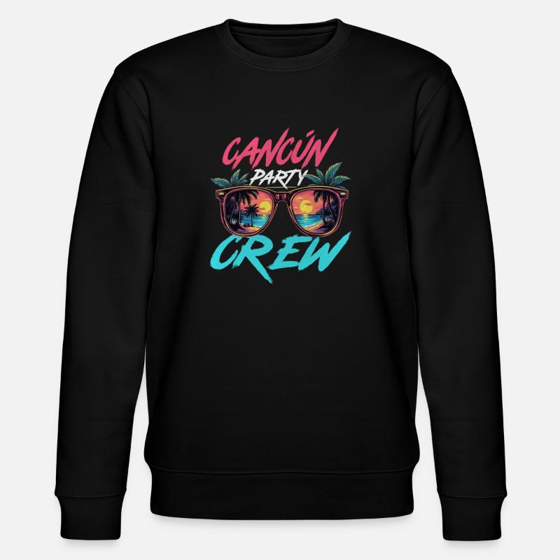 Cancun Party Crew - Stanley/Stella Unisex Bio-Sweatshirt CHANGER - Schwarz