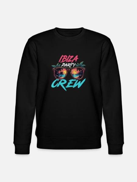 Ibiza Party Crew - Stanley/Stella CHANGER Unisex Organic Sweatshirt - black