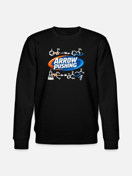 Chemistry Arrow-Push Design - Stanley/Stella CHANGER Unisex Organic Sweatshirt - black