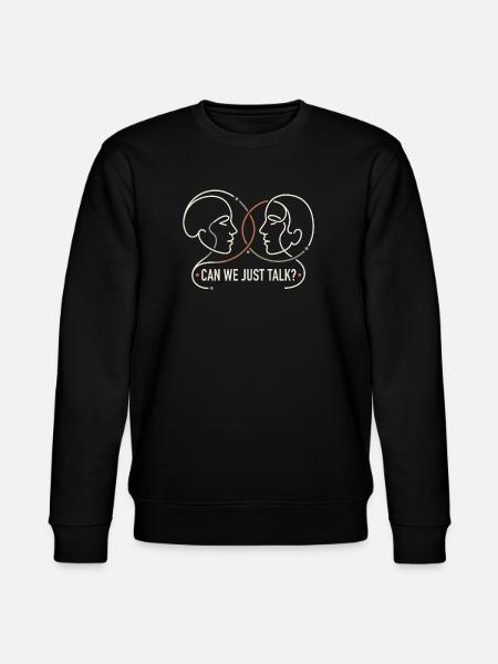 Against division - Stanley/Stella CHANGER Unisex Organic Sweatshirt - black