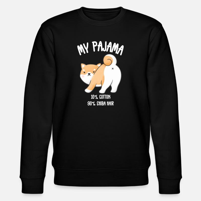 Dog Shiba Pajama - Sweat bio CHANGER Stanley/Stella Unisexe - noir