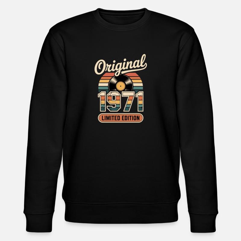Edition limitée 1971 - Sweat bio CHANGER Stanley/Stella Unisexe - noir