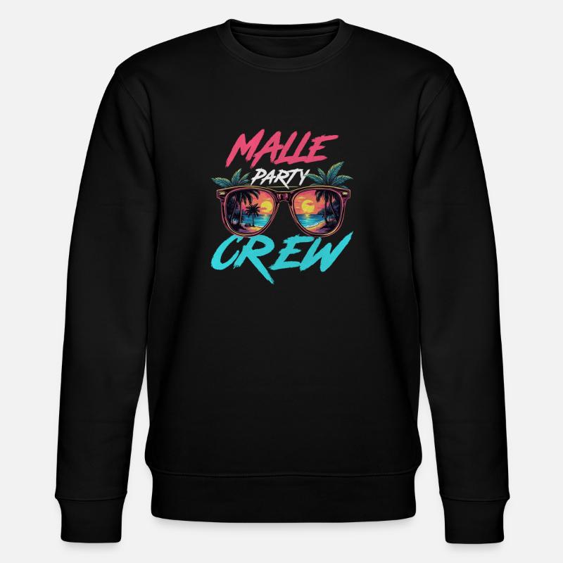 Malle Party Crew - Sweat bio CHANGER Stanley/Stella Unisexe - noir