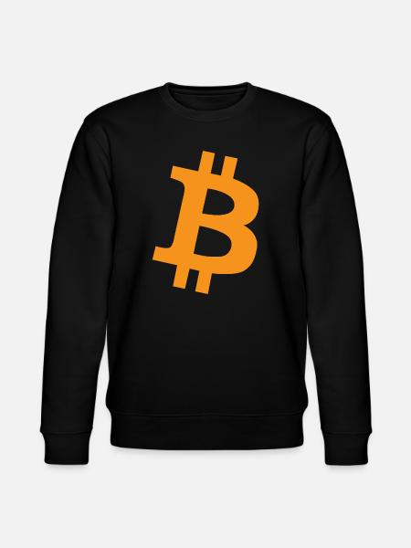 Orange Pill - Bitcoin, Bitcoiner Geschenkidee - Stanley/Stella Unisex Bio-Sweatshirt CHANGER  - Schwarz